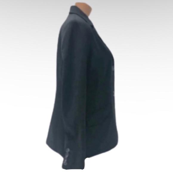 NWT LIZ CLAIBORNE Women's Classic Black Lined Blazer | Business Jacket - Picture 2 of 8